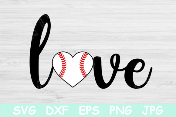Download Baseball Heart Svg Cut Files for Cricut - Heart svg Collection