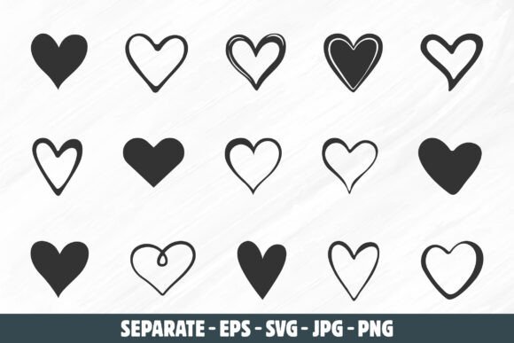 Download Heart Outline Svg, Doodle Heart Svg. - Heart svg Collection