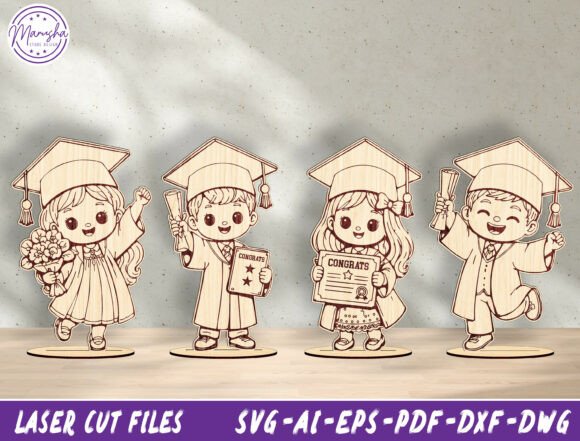 Download Graduation Kids Laser Cut SVG Bundle - Graduation Collection