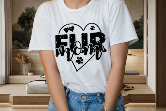 Download Fur Mom Heart SVG Dog Lover Sublimation - Heart svg Collection