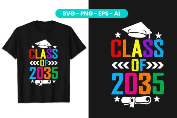 Download Class of 2035 Graduation Cap SVG Design - Graduation Collection