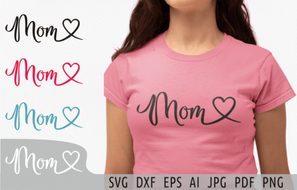 Download Mom Svg Cut File Mom Heart Svg Clipart - Heart svg Collection